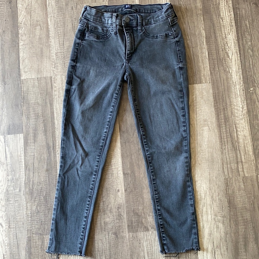 GAP Denim black favorite jegging jeans size 25
